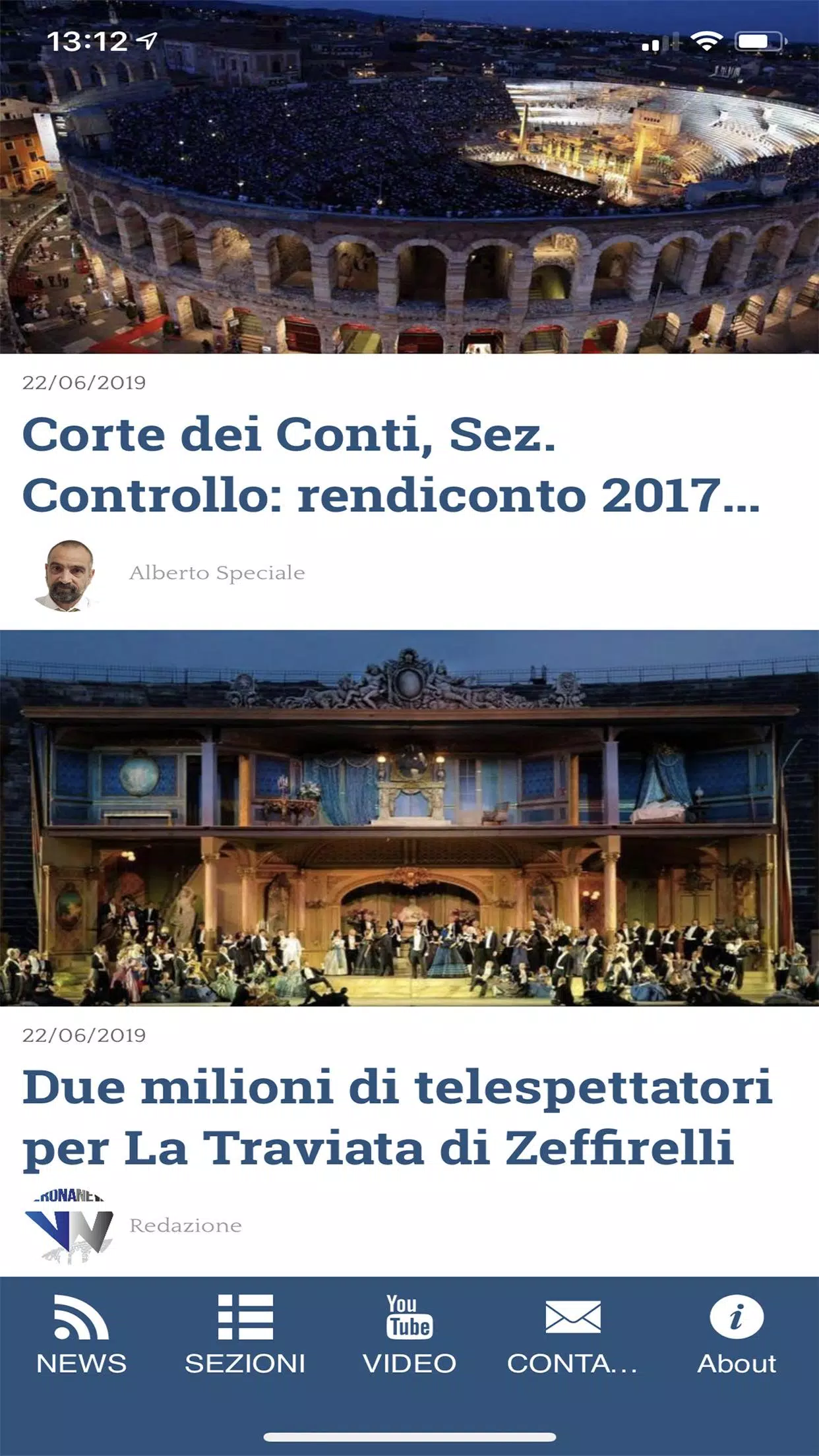 Verona News Screenshots
