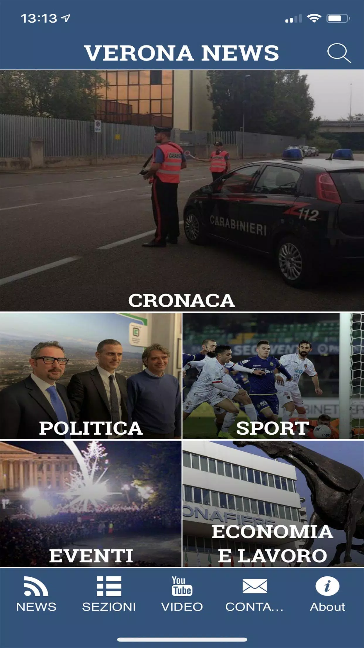 Verona News Screenshots