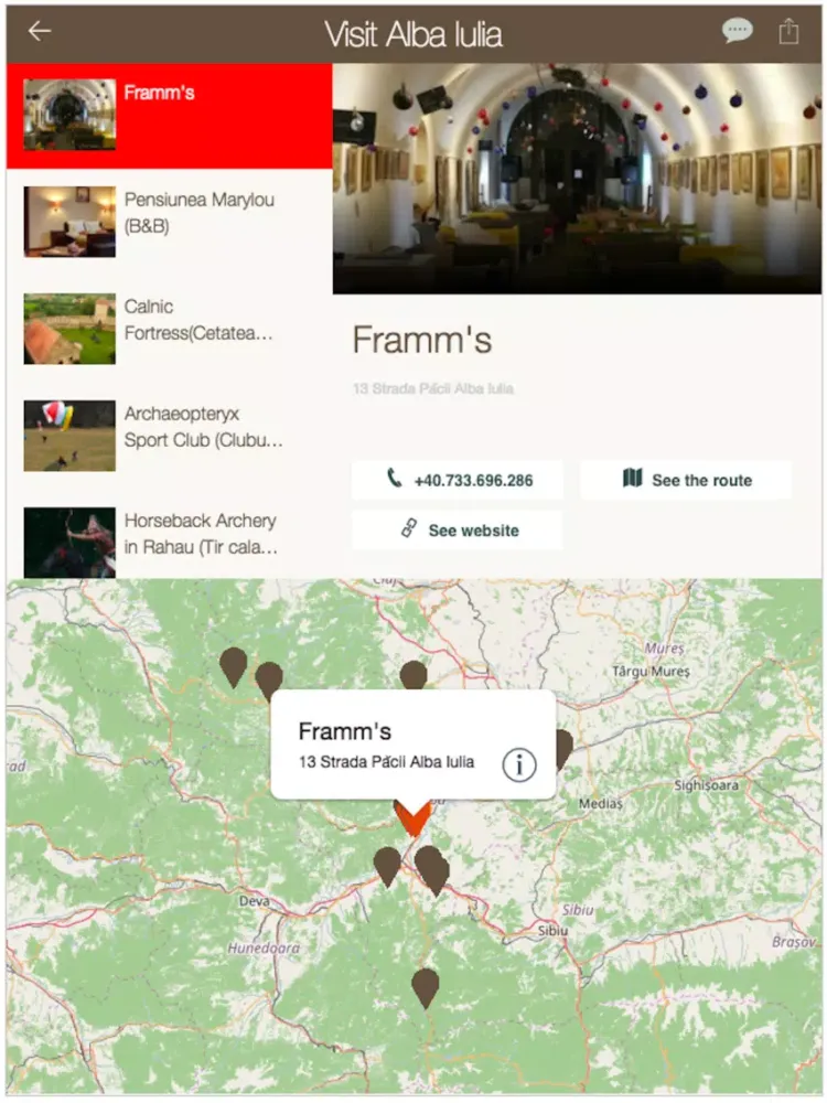 Visit Alba Iulia iPad  Screenshots
