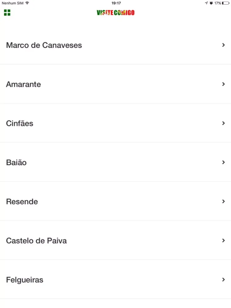 Captures d'écran de Visite Comigo iPad 