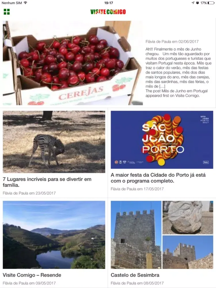 Captures d'écran de Visite Comigo iPad 