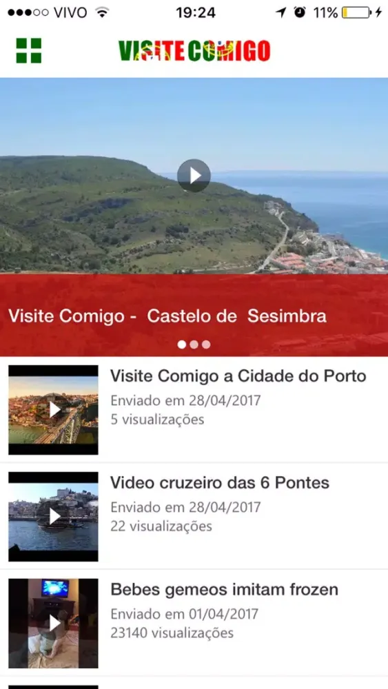 Captures d'écran de Visite Comigo
