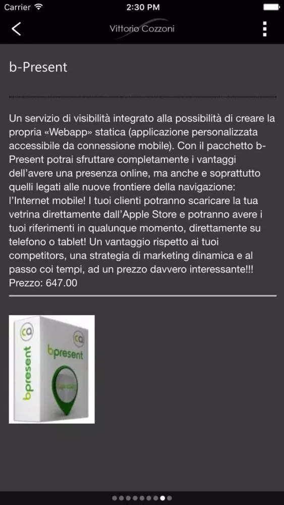 Vittorio Cozzoni consulenza web marketing Screenshots
