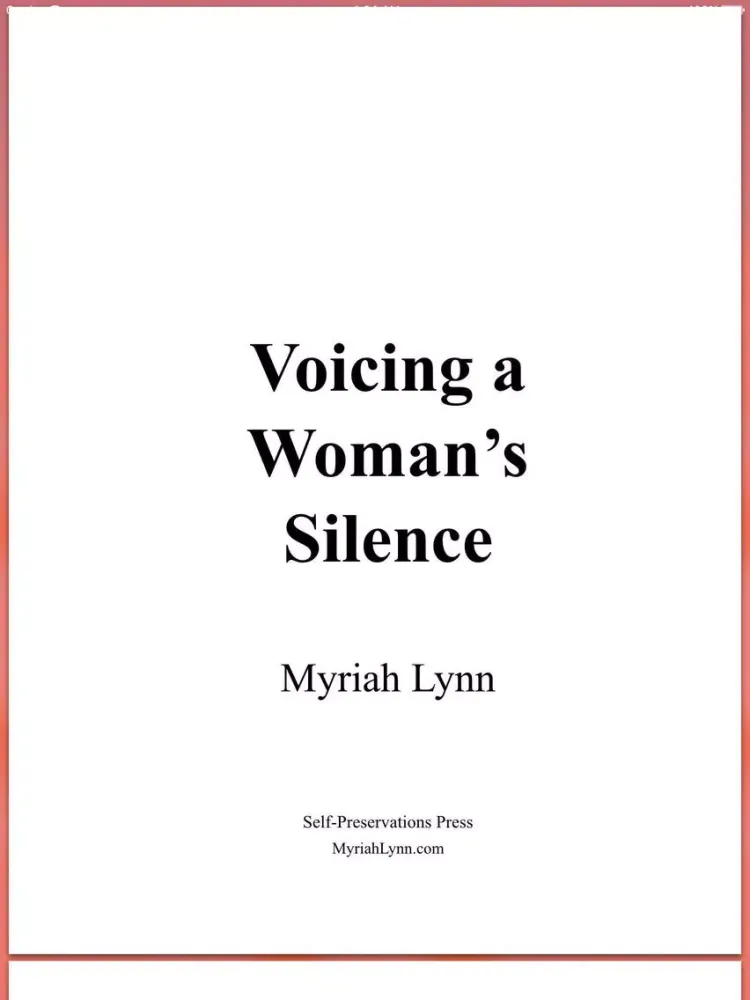 تصاویر Voicing a Woman's Silence Lite (VWS) by Myriah Lynn iPad 