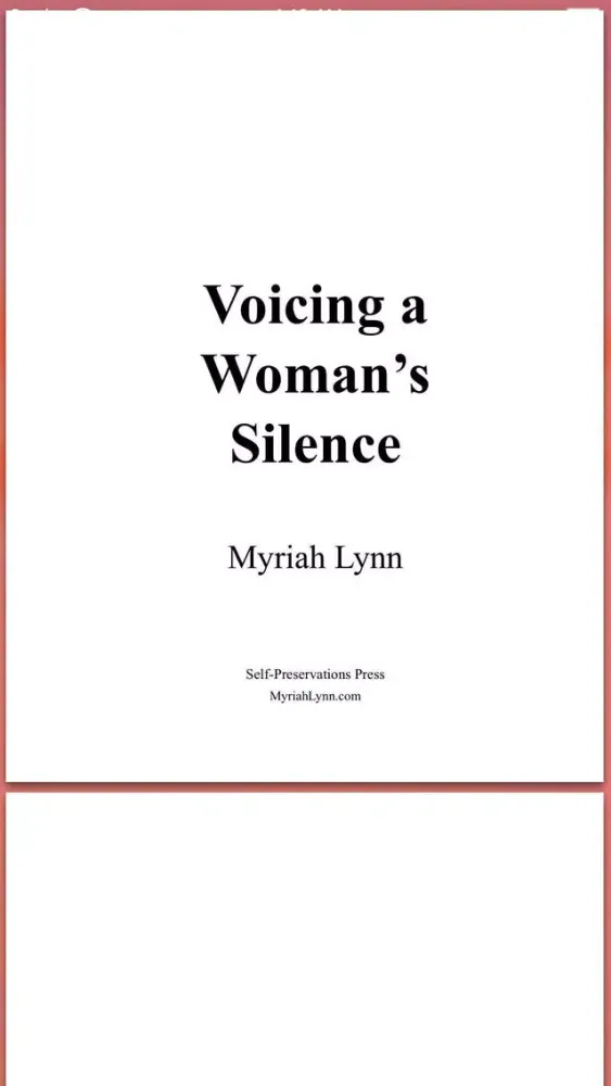 تصاویر Voicing a Woman's Silence Lite (VWS) by Myriah Lynn
