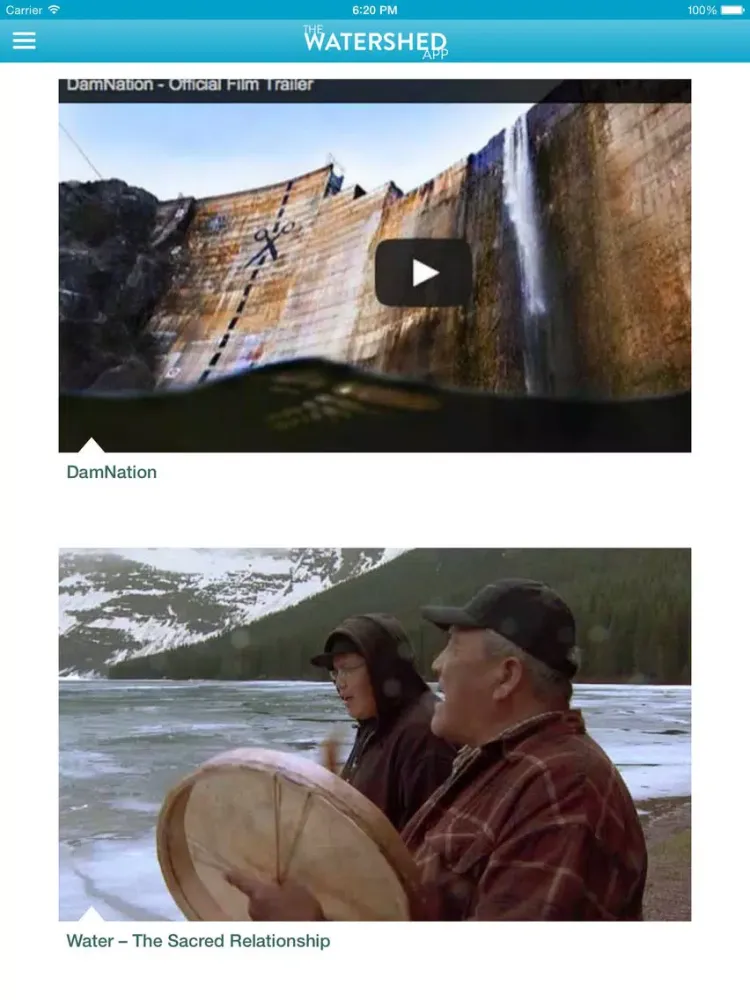 The Watershed App iPad 应用截图