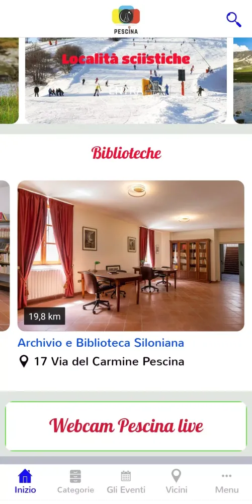 Screenshot di Pescina Welcome