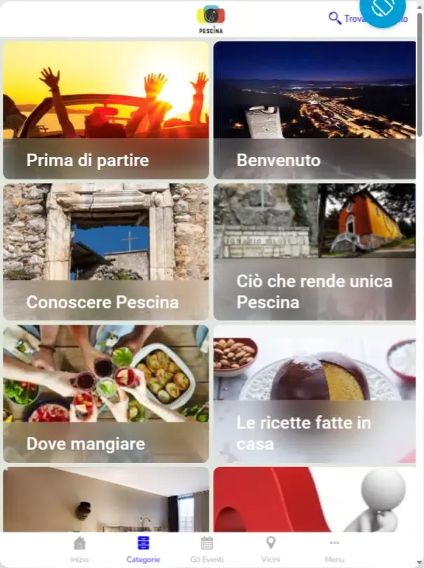 Screenshot di Pescina Welcome