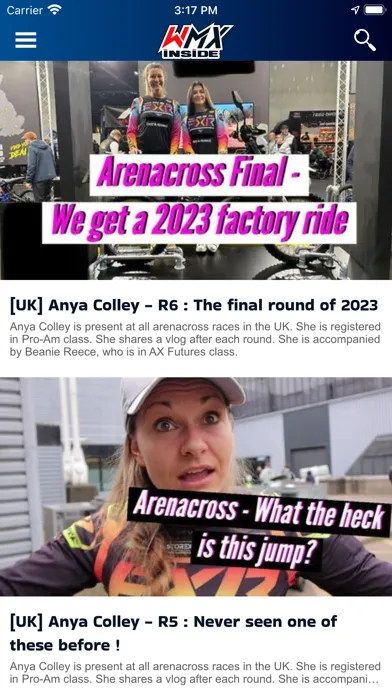 WMX Inside Screenshots