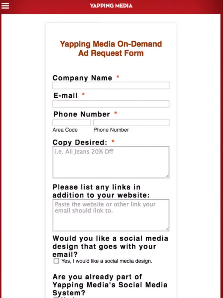 Скриншоты Yapping Media iPad 