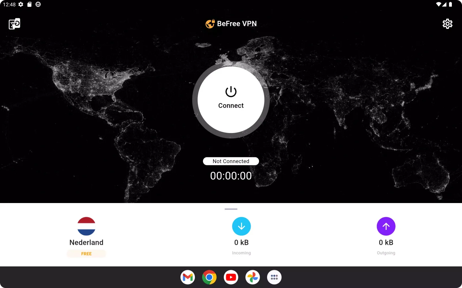 Capturas de tela do BeFree - fast and secure VPN