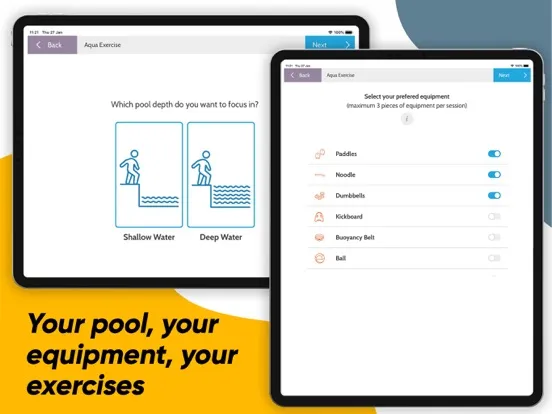 Aqua Move iPad  سکرین شاٹس