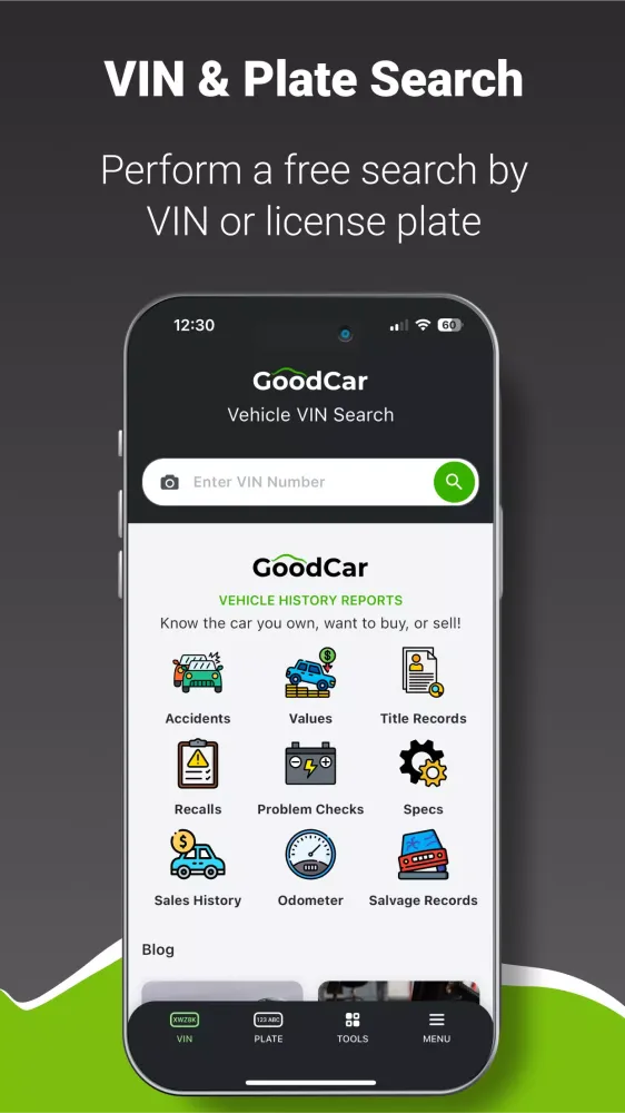 GOODCAR - VIN & Plate Lookups Screenshots