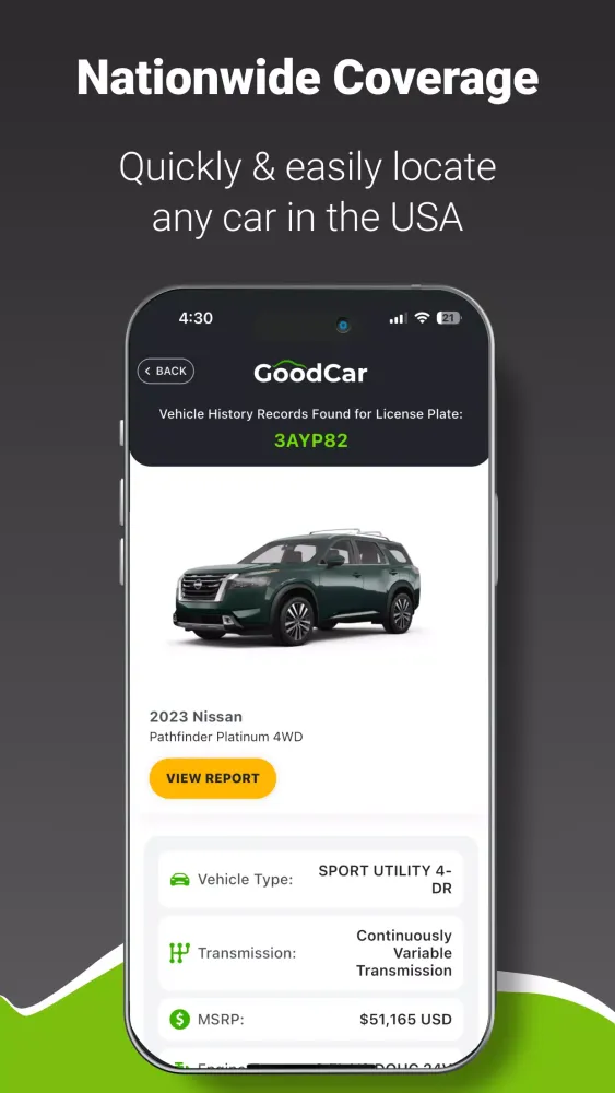 GOODCAR - VIN & Plate Lookups Screenshots