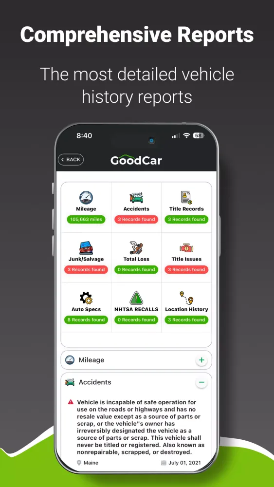 GOODCAR - VIN & Plate Lookups Screenshots