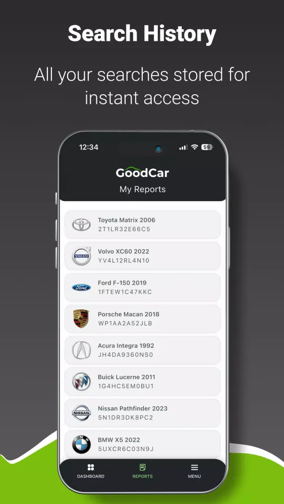 GOODCAR - VIN & Plate Lookups Screenshots