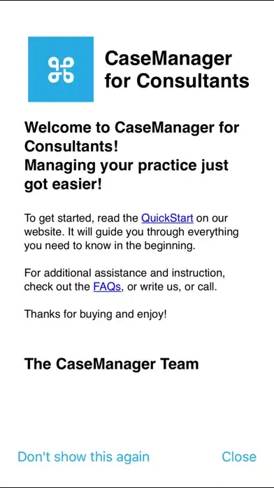 Скриншоты CaseManager for Consultants