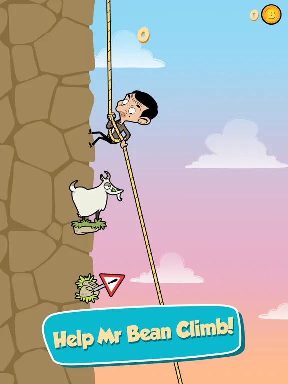 Capturas de tela do Mr Bean - Risky Ropes iPad 