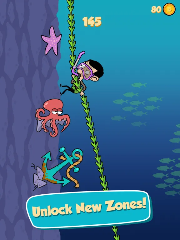 Capturas de tela do Mr Bean - Risky Ropes iPad 