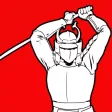 Black & White Bushido Stickers