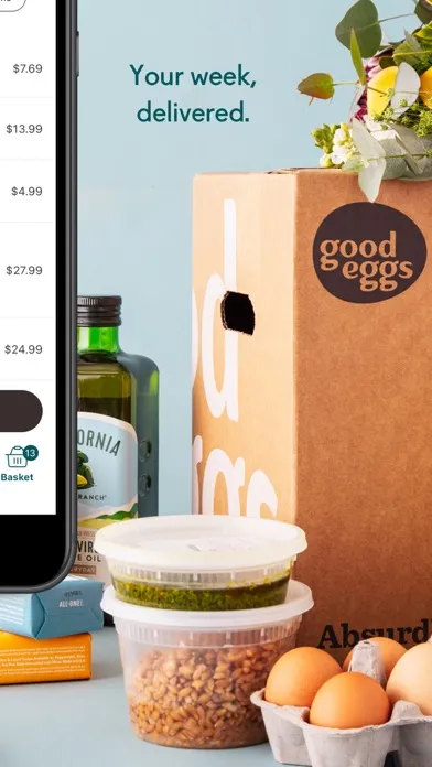 Capturas de pantalla de Good Eggs - Grocery Delivery