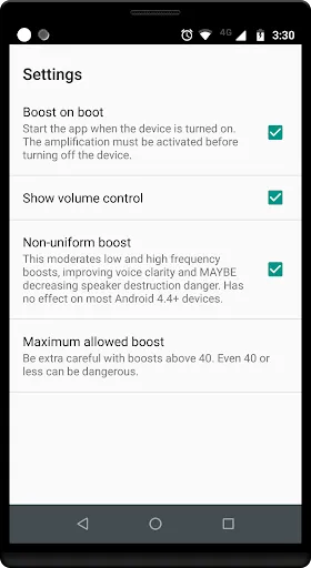Capturas de pantalla de Volume Booster GOODEV