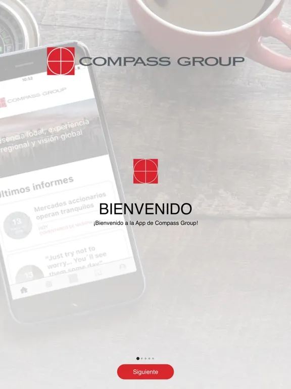 ภาพหน้าจอของ Compass Group iPad 