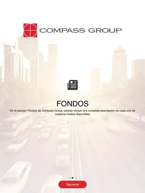 ภาพหน้าจอของ Compass Group iPad 