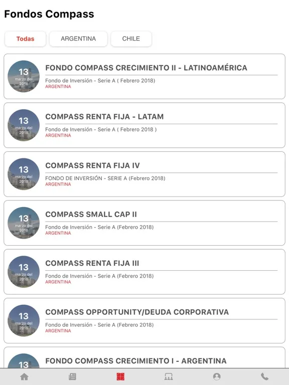 ภาพหน้าจอของ Compass Group iPad 