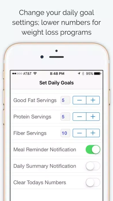 Good Fat App - Smart Fat, Protein and Fiber Diet Counter With Food Tracker - Your Best Advisor! 스크린샷