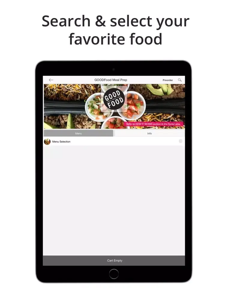 Скриншоты GOODFood Meal Prep iPad 