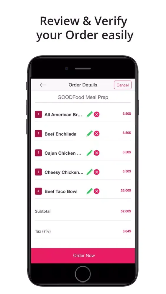 Скриншоты GOODFood Meal Prep