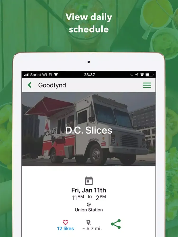 Скриншоты Goodfynd: Food trucks finder iPad 