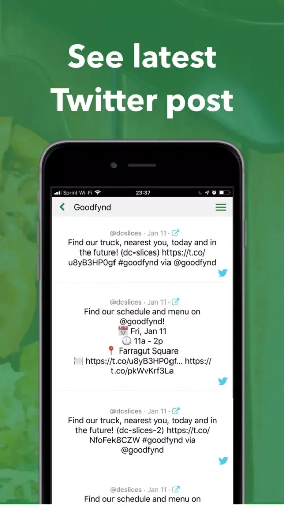 Скриншоты Goodfynd: Food trucks finder