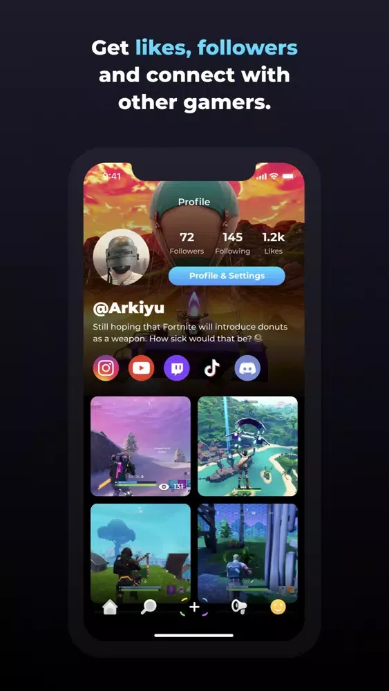 Ảnh chụp màn hình của Donut: Create Game Clip Videos