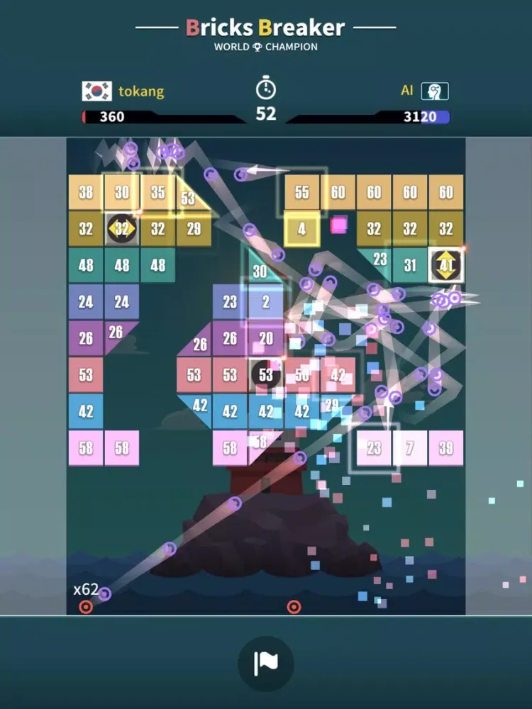 Capturas de tela do Bricks Breaker: World Champion iPad 