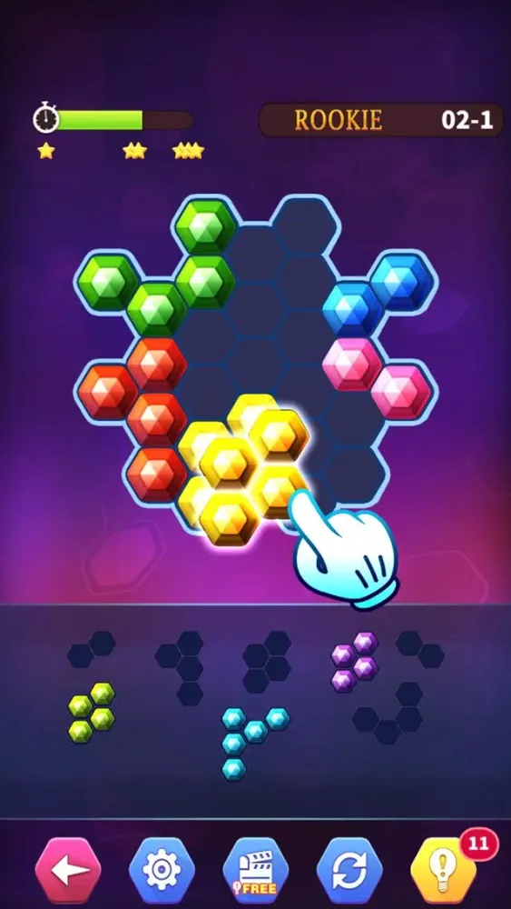 Tangkapan skrin Hexa Puzzle Classic