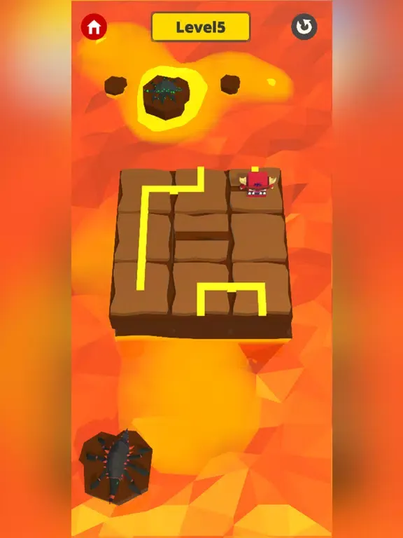 ภาพหน้าจอของ Lava Monster iPad 