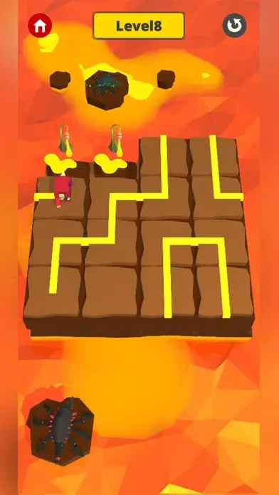 ภาพหน้าจอของ Lava Monster