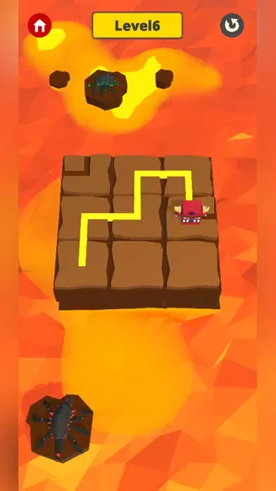 ภาพหน้าจอของ Lava Monster