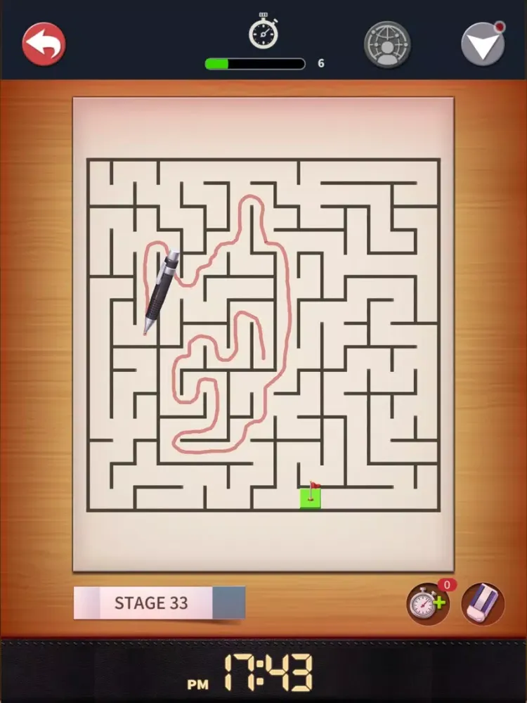 Maze : Pen Runner iPad 應用截圖