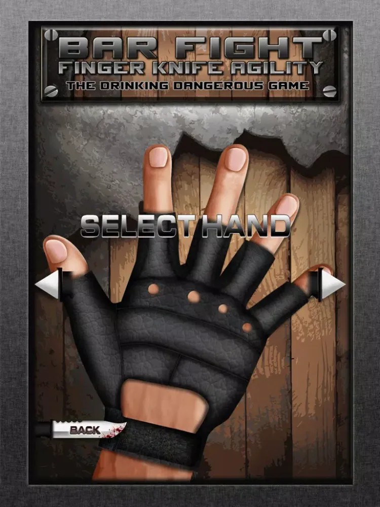 Bar Fight Finger Knife Agility : The drinking dangerous game - Free Edition iPad  스크린샷