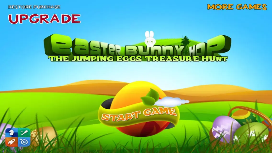 Easter Bunny Hop : The Jumping Rabbit Eggs Treasure Hunt - Free Edition Screenshots