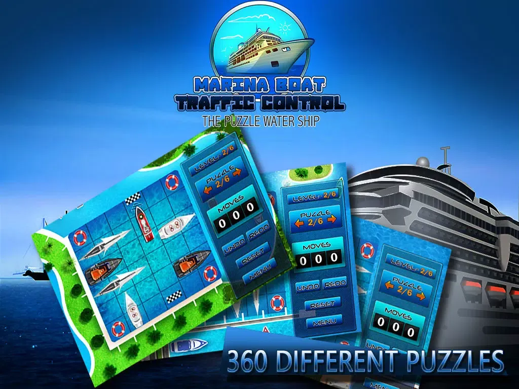 صور Marina Boat Traffic Control : The Puzzle Water Ship Saga - Free edition iPad 