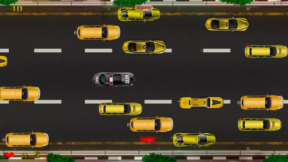 Capturas de pantalla de Police Emergency Vehicle Car Rush : The New-York Taxi Traffic Jam Madness - Free Edition