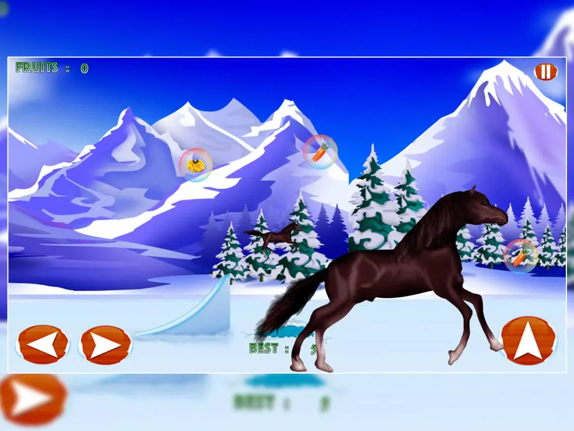 Snow Valley Horse Race Competition : The Winter Agility Sport Run - Free iPad  স্ক্রিনশট