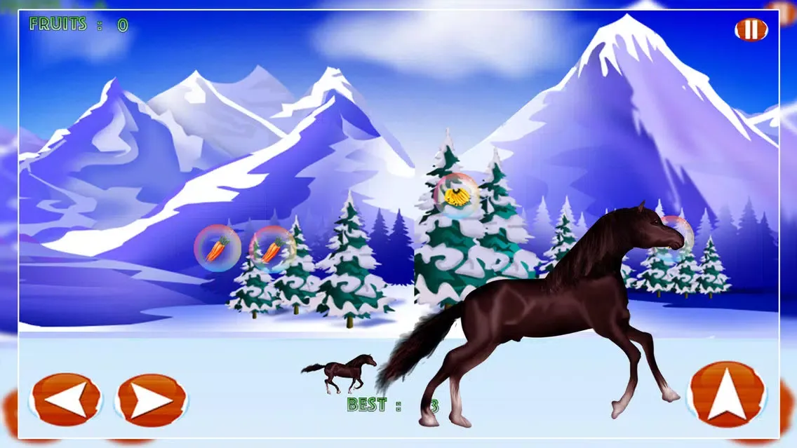 Snow Valley Horse Race Competition : The Winter Agility Sport Run - Free স্ক্রিনশট