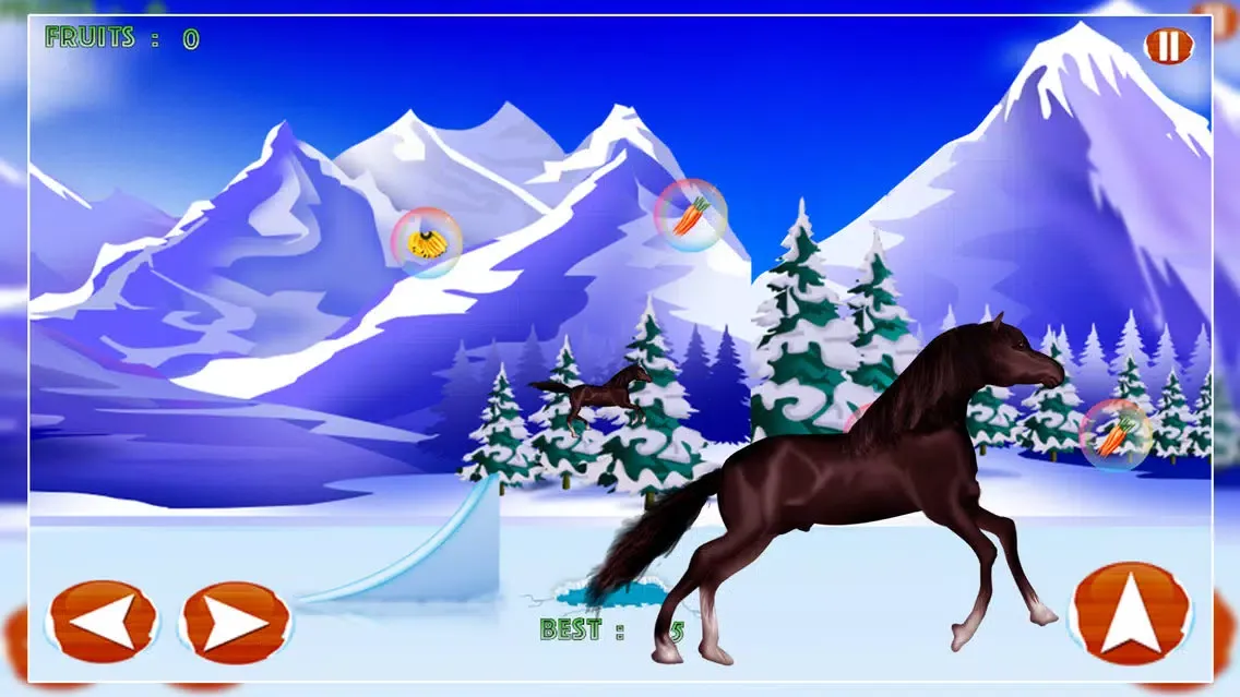 Snow Valley Horse Race Competition : The Winter Agility Sport Run - Free স্ক্রিনশট