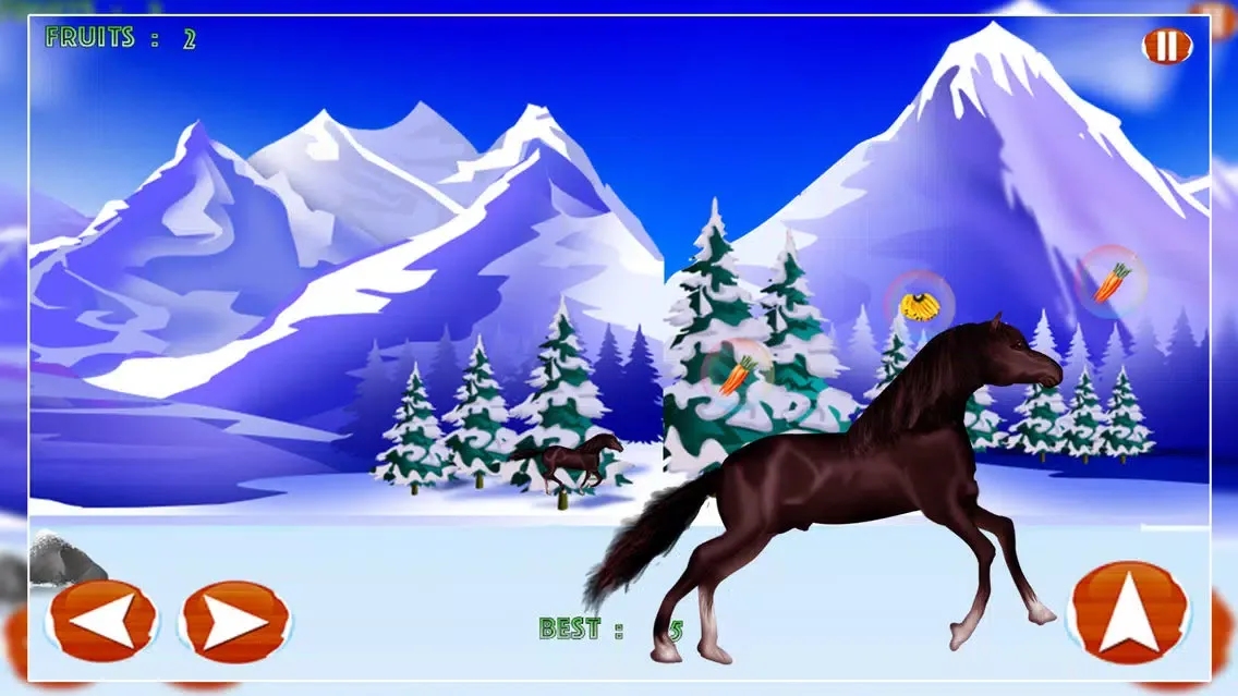 Snow Valley Horse Race Competition : The Winter Agility Sport Run - Free স্ক্রিনশট