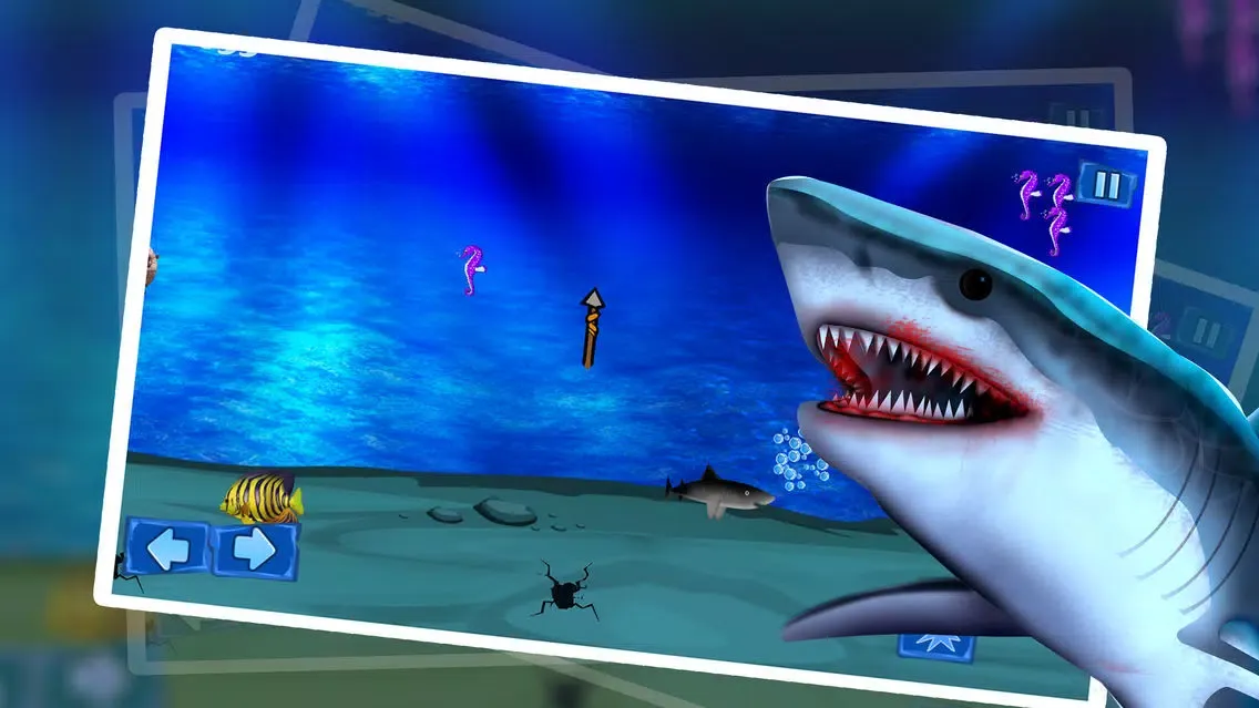 Shark Winter Emergency : The Ocean Underwater Fish Attack For Food - Free Screenshots
